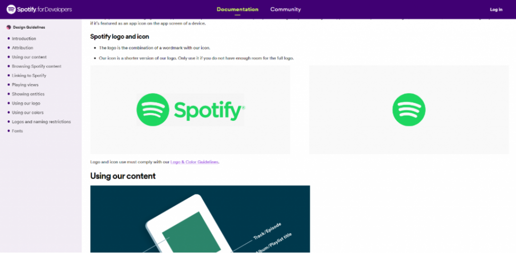 soigner votre charte graphique comme Spotify